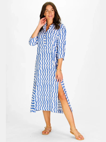 Rowan Tunic Dress Chevron Waves by Duffield Lane