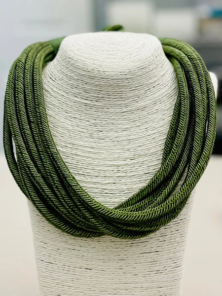 Slub 8 Strand Necklace by Two Forty Two South
