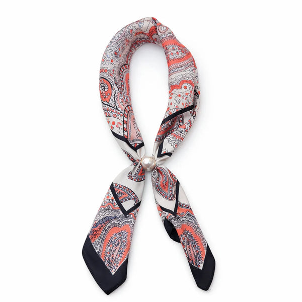 Magnetic Pearl Scarf Necklace by Coastal Couture