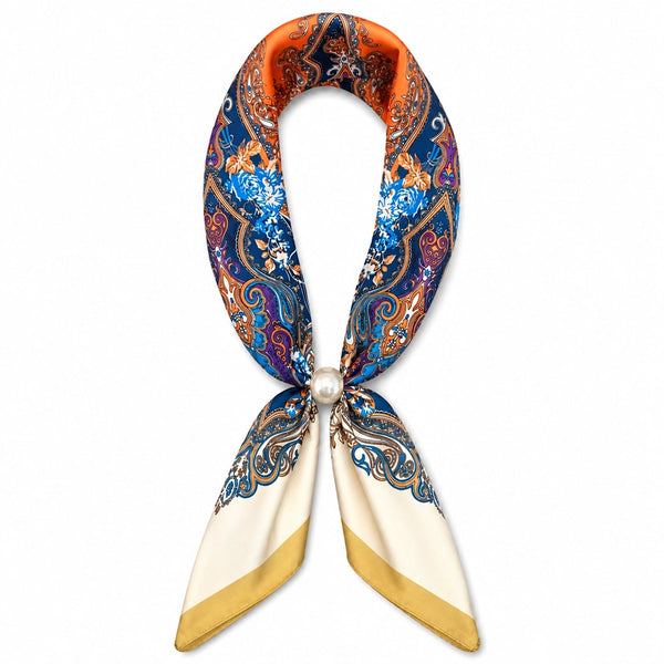 Magnetic Pearl Scarf Necklace by Coastal Couture