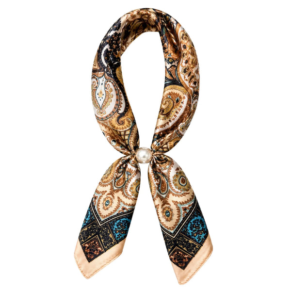 Magnetic Pearl Scarf Necklace by Coastal Couture