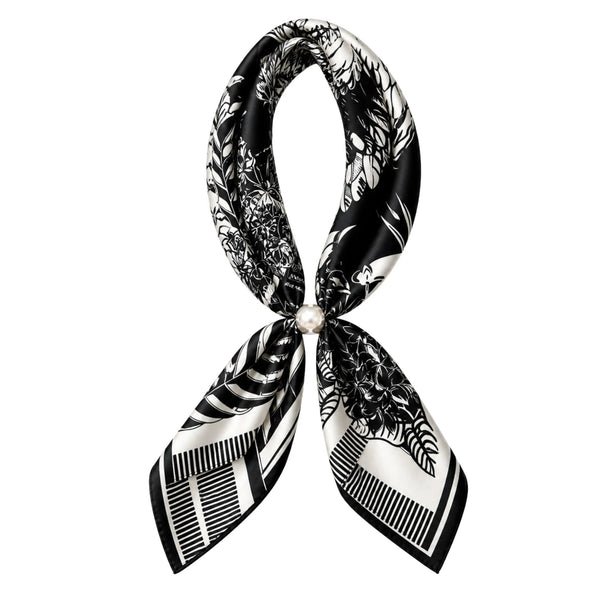 Magnetic Pearl Scarf Necklace by Coastal Couture