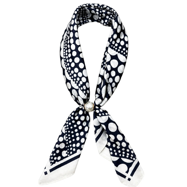 Magnetic Pearl Scarf Necklace by Coastal Couture