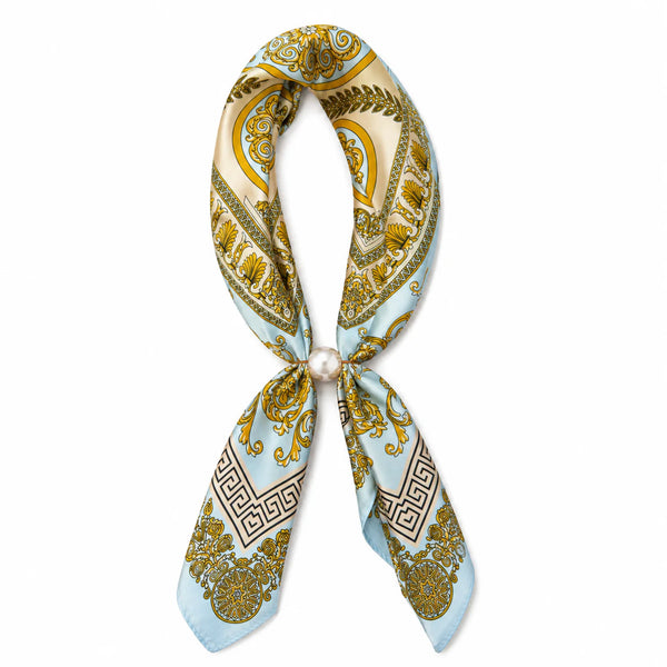 Magnetic Pearl Scarf Necklace by Coastal Couture