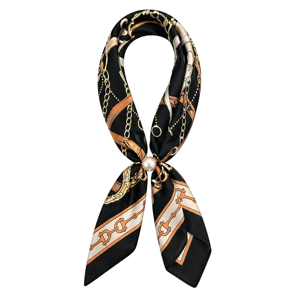 Magnetic Pearl Scarf Necklace by Coastal Couture