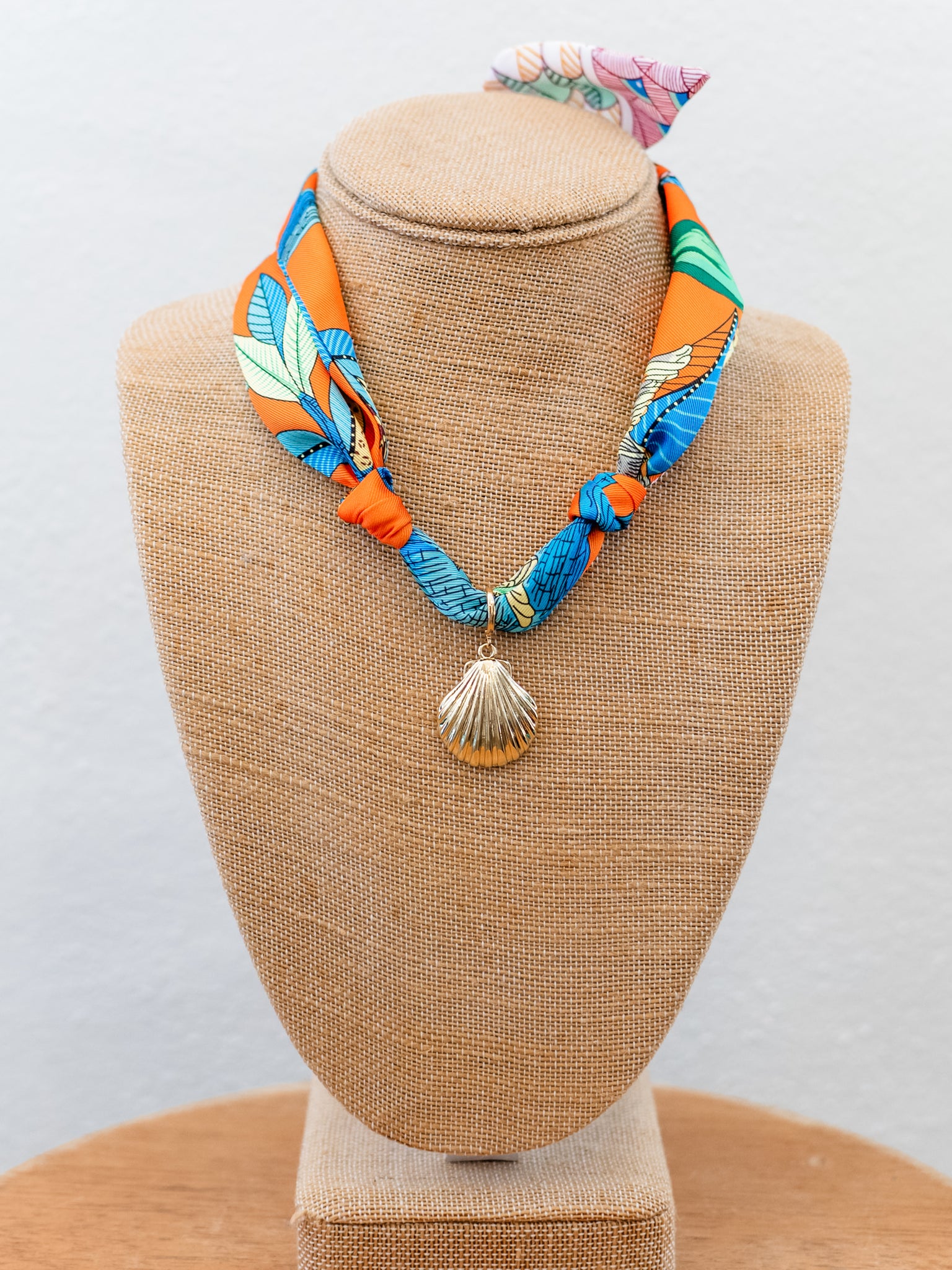 Malibu Scarf Necklace by Nora James