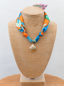 Malibu Scarf Necklace by Nora James