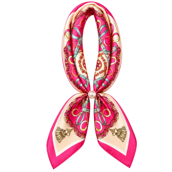Magnetic Pearl Scarf Necklace by Coastal Couture
