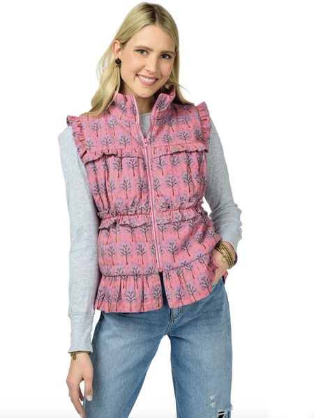 Kantha Stitched Vest by Ivy Jane