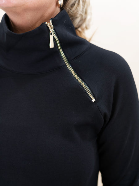 Bowen Sweatshirt Black by Duffield Lane