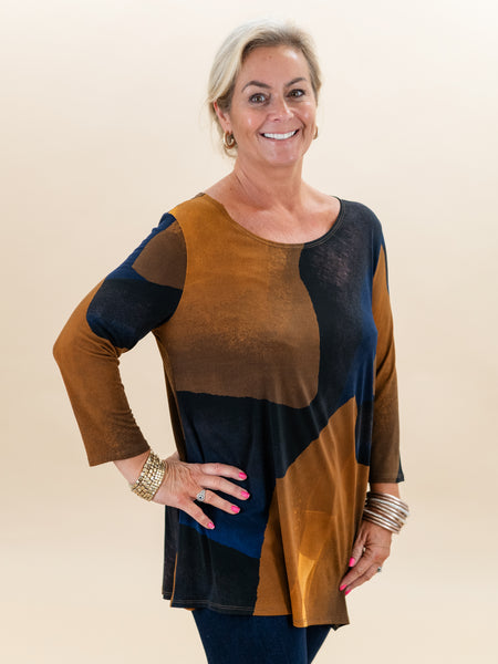 Kerchief Angle Hem Tunic by Clara Sun Woo