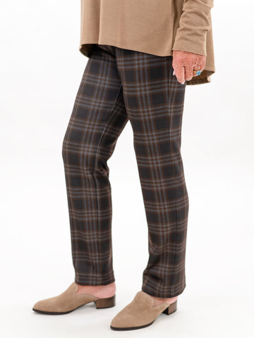 Wide Plaid Pant by Insight