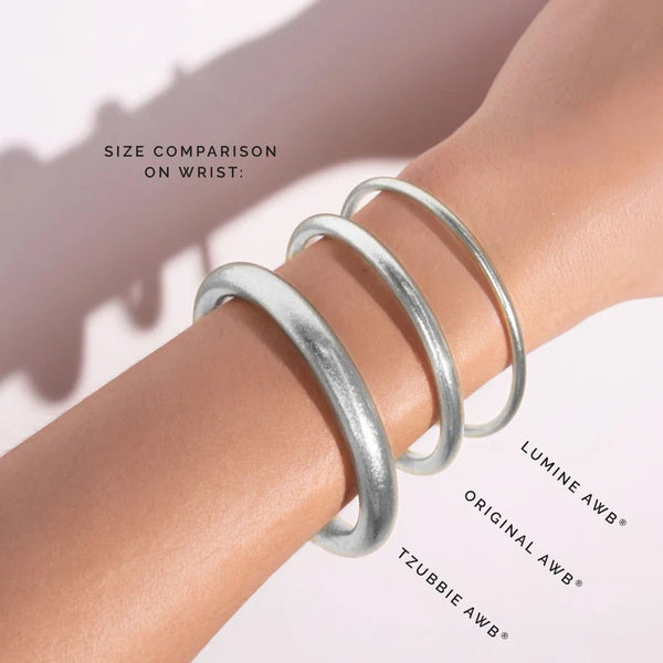 Lumine All Weather Bangles Silver by Budhagirl