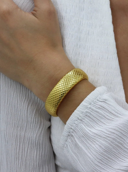 Snake Texture Bangle