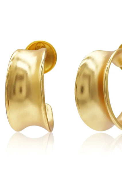 Soft Curve Hoop Earrings