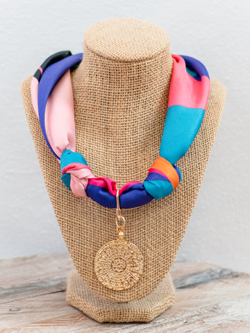 Imogen Scarf Necklace by Stella Bella