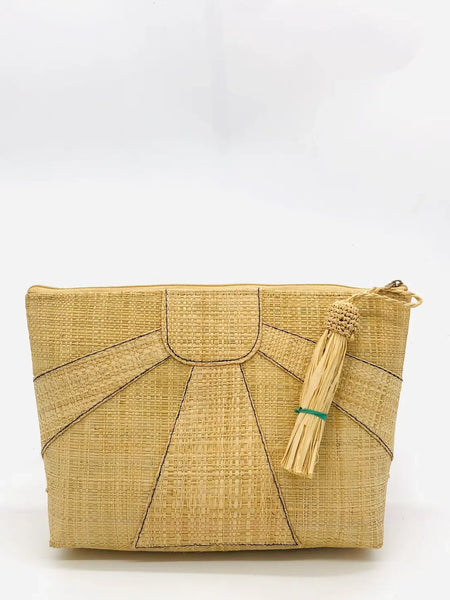 Sunburst Cosmetic Clutch w/ Tassel