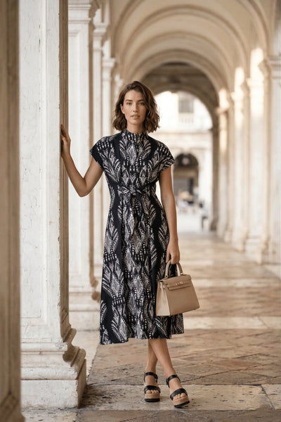 Tie Front Dress by APNY