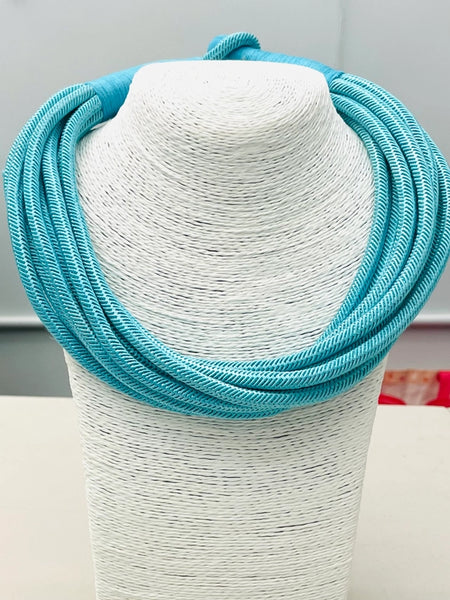 Slub 8 Strand Necklace by Two Forty-Two
