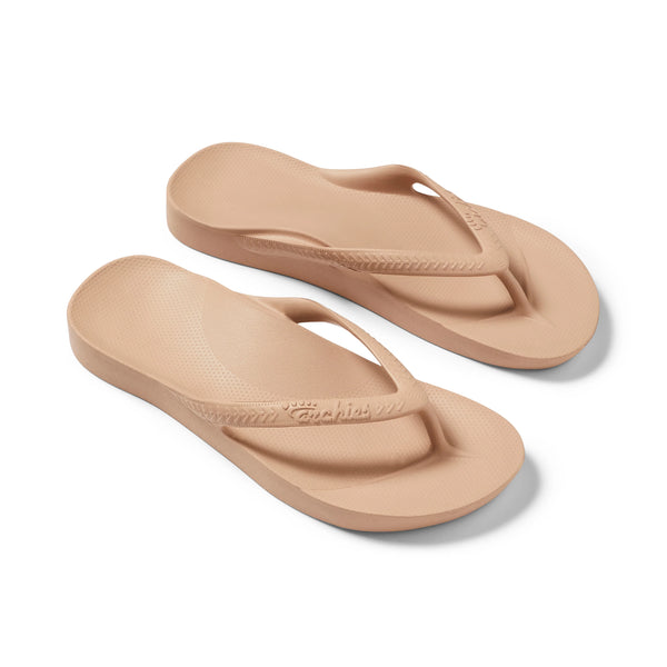 Arch Support Flip Flop Tan by Archies