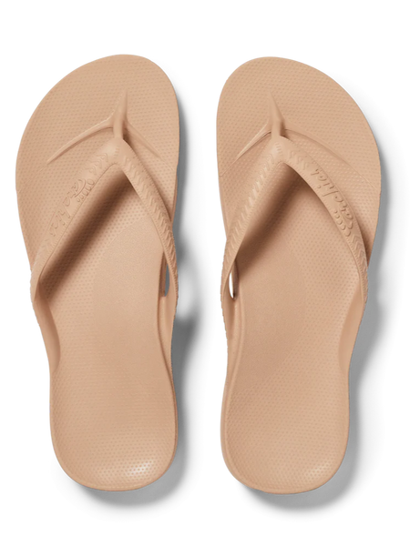 Arch Support Flip Flop Tan by Archies