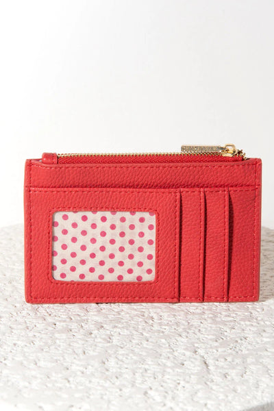 Verona Card Holder Red by Shiraleah