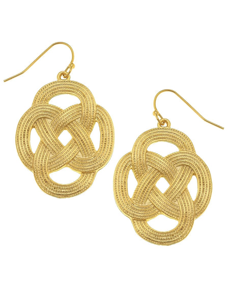 Woven Loop Earrings by Susan Shaw