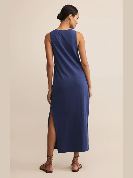 Palisades Midi Dress Yacht Blue by Z Supply