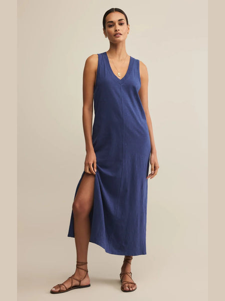 Palisades Midi Dress Yacht Blue by Z Supply