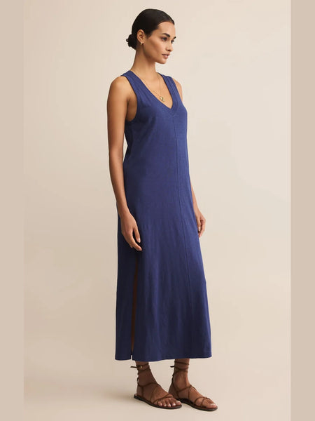 Palisades Midi Dress Yacht Blue by Z Supply
