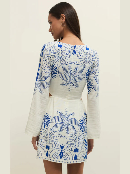 Tahina Palm Mini Dress by Z Supply
