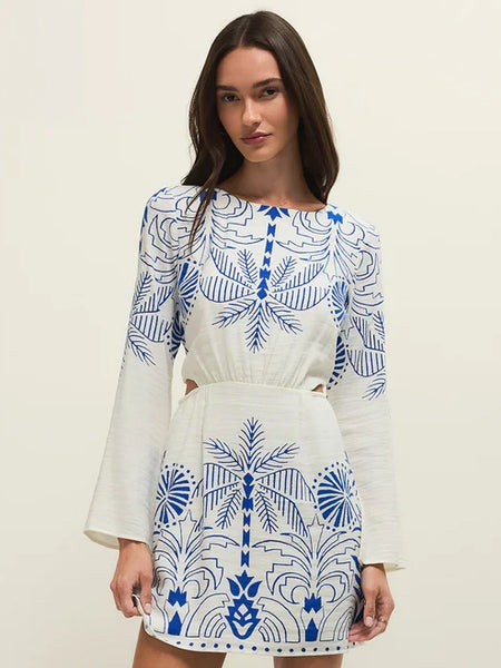 Tahina Palm Mini Dress by Z Supply