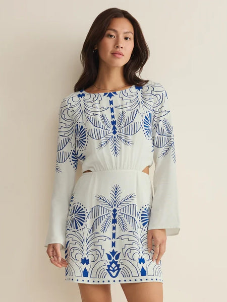 Tahina Palm Mini Dress by Z Supply