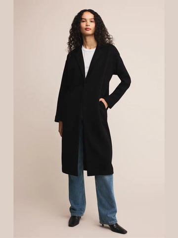 Mason Knit Coat Black by Z Supply