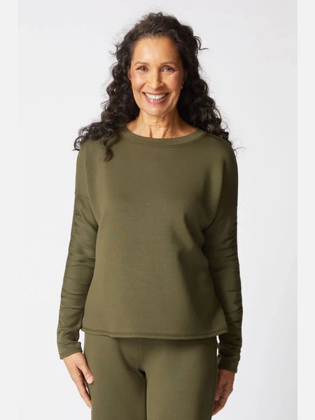 Passport Knit Wander Pullover Forest by Habitat