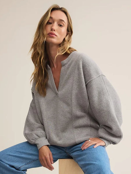 Out of Towner Sweatshirt Heather Grey by Z Supply