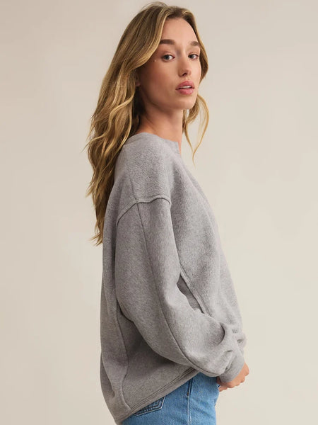 Out of Towner Sweatshirt Heather Grey by Z Supply