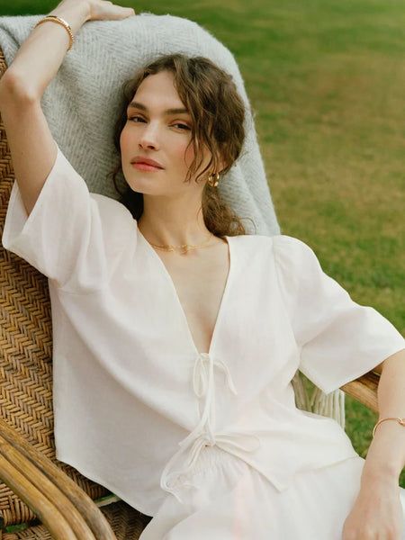 La Belle Linen Top by Z Supply