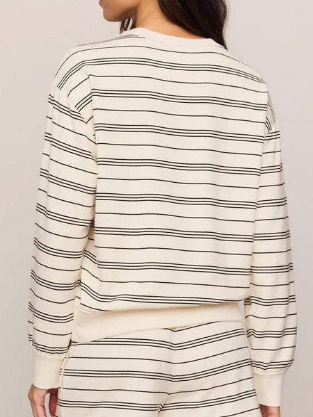Stand Out Striped Sweatshirt Cloud by Z Supply