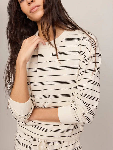 Stand Out Striped Sweatshirt Cloud by Z Supply