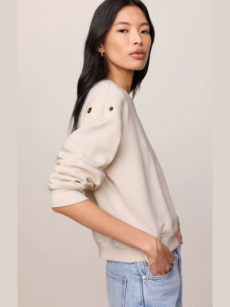 Axel Grommet Sweatshirt Sandstone by Z Supply