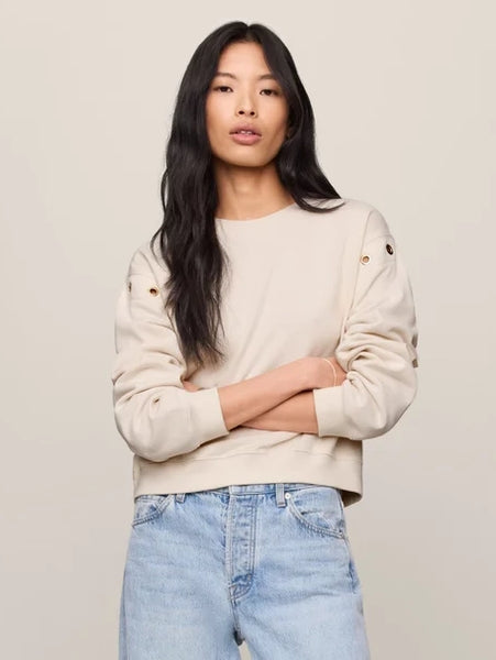 Axel Grommet Sweatshirt Sandstone by Z Supply
