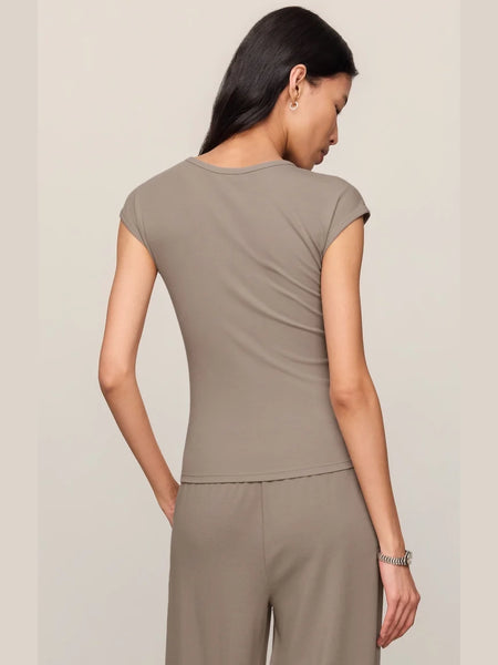 Soft Trace Second Skin Top Wild Mushroom by Z Supply