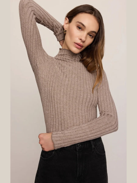 Hattie L/S Top Heather Ask by Z Supply