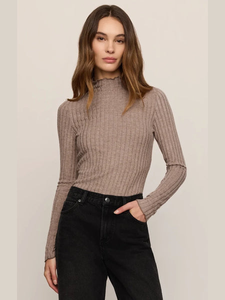 Hattie L/S Top Heather Ask by Z Supply