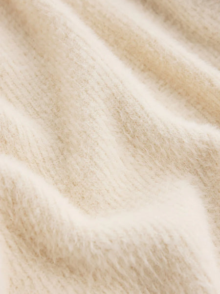 Sadira Fluffy Crop Cardigan Warm White by Z Supply