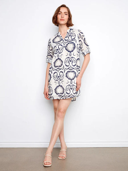 3/4 Sleeve Henley Dress Ornament by Charlie B