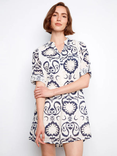 3/4 Sleeve Henley Dress Ornament by Charlie B