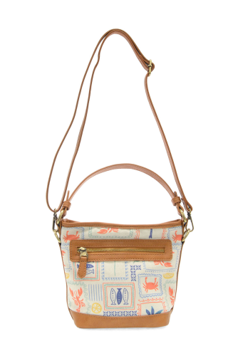 Canvas Bucket Crossbody Coastal Charm by Joy Susan