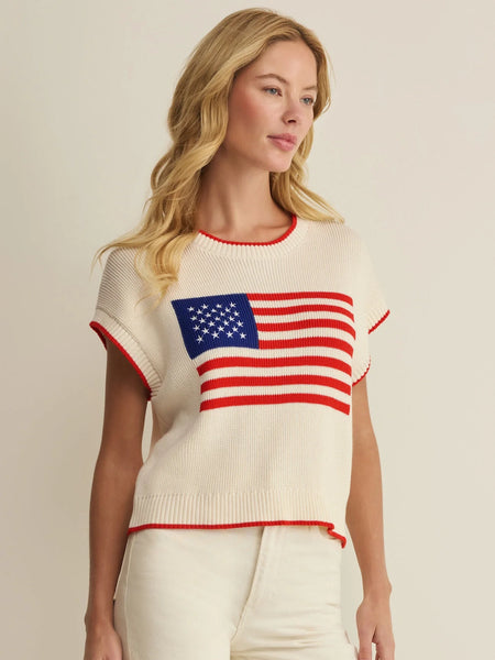Sleeveless Patriot Sweater by Z Supply